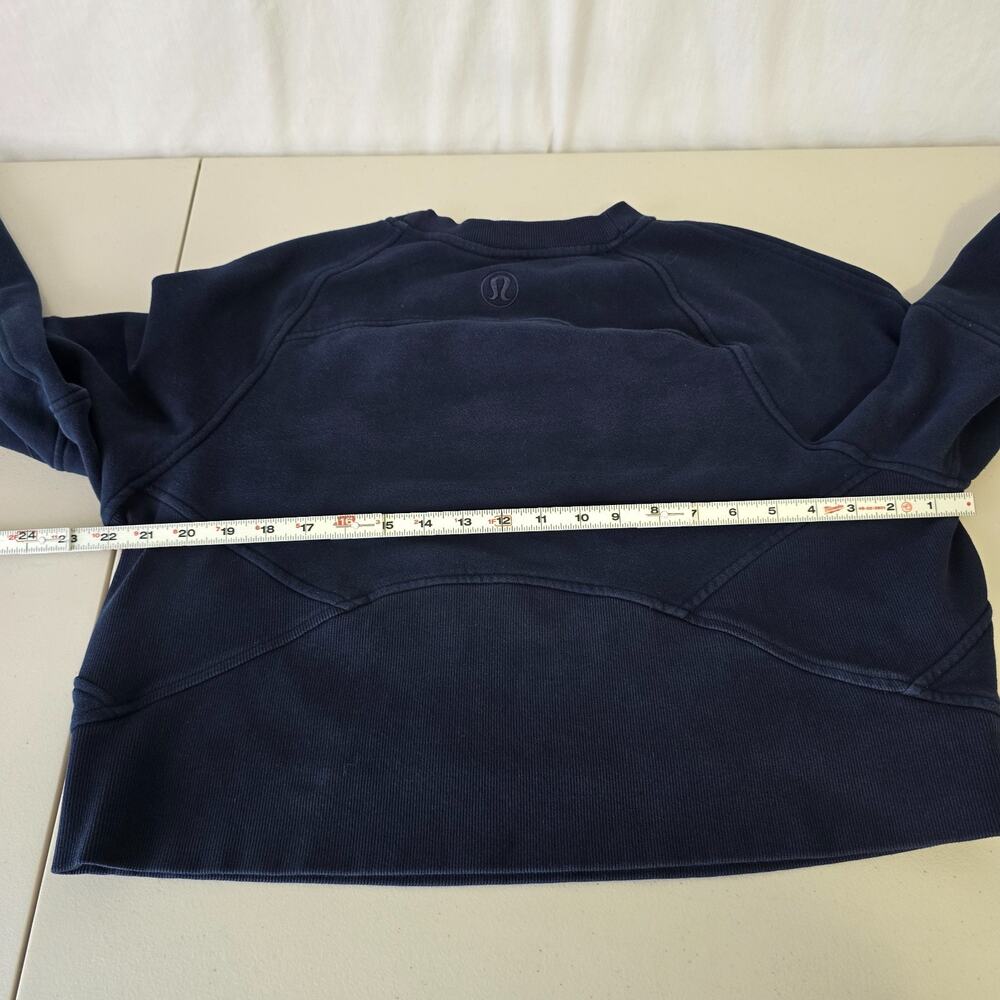 Lululemon Scuba Oversized Pullover Women's M / L Navy Blue - Picture 8 of 12